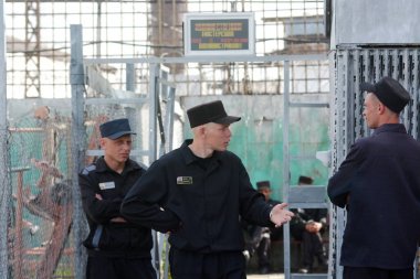 2018 yılında Rus bir hapishanede hüküm giymiş suçluların