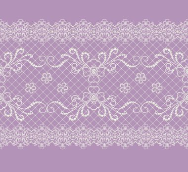 Dikişsiz desen sınır. Narin, dokuma Ajur Gümüş arka plan, parlak dantel, vintage eski tarzı Arabesk. Dekoratif kenar. İnci iplik boncuklar.