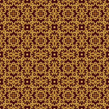 Soyut geometrik desen sorunsuz. Arabesk, parlak hassas köpüklü bukleler. Oryantal tarzda, Mozaik, dantel dokuma.