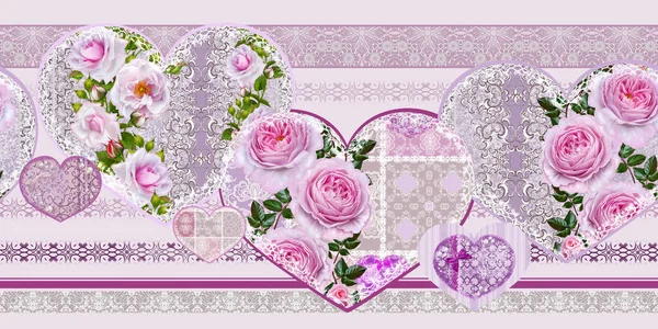 Çiçek arka plan. Tebrik vintage kartpostal, pastel tonu, eski stil. Pembe Gül çiçek aranjmanı.