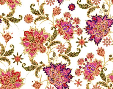 Seamless modeli. Altın dokulu bukleler. Parlak dantel, stilize