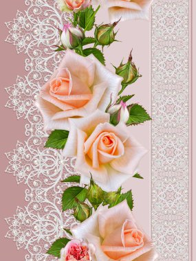 Çiçek arka plan. Tebrik vintage kartpostal, pastel tonu, eski s