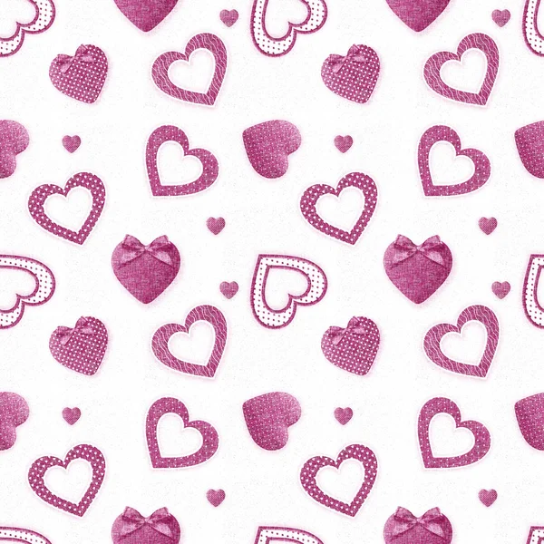 День Святого Валентина Романтическое Украшение Монохромный Сердце Декоративные Стилизованные Листья — стоковое фото