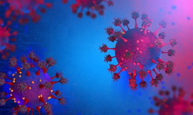 Coronavirus salgına, ciddi bir hastalığa, gribe, zatürreeye, sağlıklı hücrelere ve mikroskop altında virüs hücrelerine zarar veren yeni bir virüs türüdür.