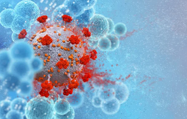 Коронавірус Новий Вид Вірусу Який Викликав Пандемію Серйозну Хворобу Грип — стокове фото