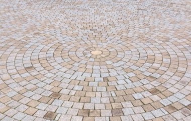 Çift ton sarı ve gri tuğla Stone Street Roa için Ground