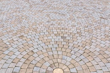 Çift ton sarı ve gri tuğla Stone Street Roa için Ground