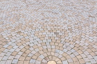 Çift ton sarı ve gri tuğla Stone Street Roa için Ground