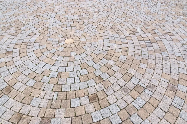 Çift ton sarı ve gri tuğla Stone Street Roa için Ground