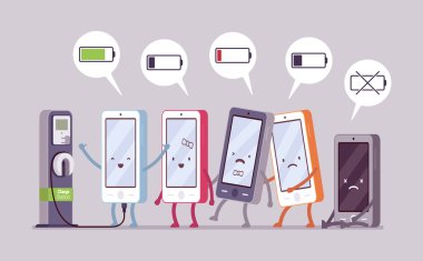 Akıllı telefonlar istasyonu şarj