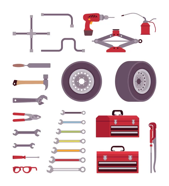 Σύνολο toolls αυτοκινήτων — Διανυσματικό Αρχείο