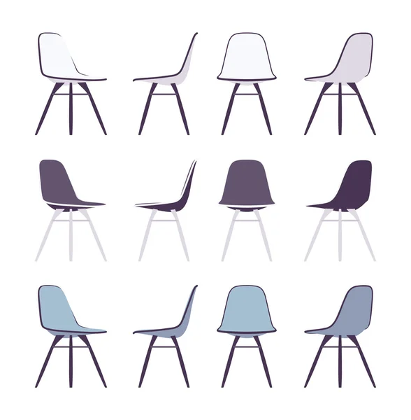 Stuhlreihen — Stockvektor