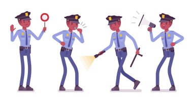 Polis sinyalleri ve ışık ile