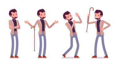 Genç dandy olumsuz duygular gösterilen kümesi