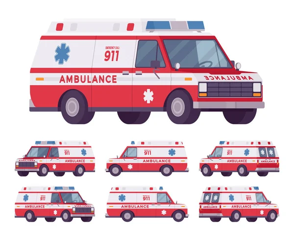 Ambulance car van — Stock Vector