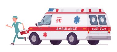 Ambulans Araba, erkek hemşire