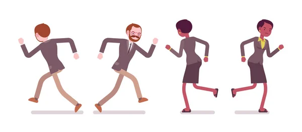 Set dari guru laki-laki dan perempuan berjalan, belakang, tampilan depan — Stok Ilustrasi Set dari guru laki-laki dan perempuan berjalan, belakang, tampilan depan Stok Ilustrasi Bebas Royalti