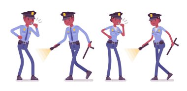Genç polis memuru soruşturma siyah