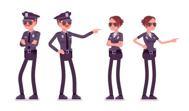 Genç polis memuru görev