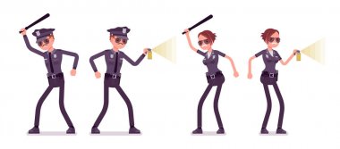Genç polis memuru saldırı ve savunma