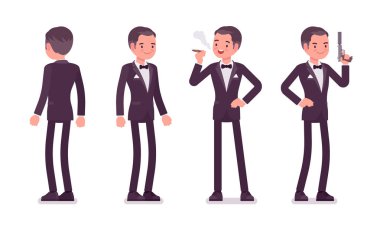 Gizli ajan adam, beyefendi casus İstihbarat Servisi duran