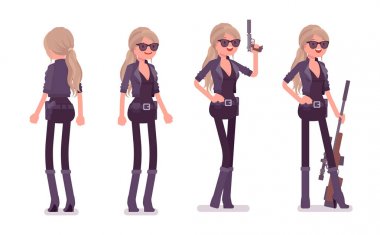 Gizli ajan kadın, Bayan casus İstihbarat Servisi duran