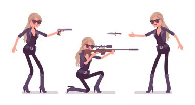 Gizli ajan kadın, İstihbarat Servisi saldıran Bayan casus