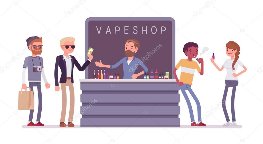 Vape shop business store