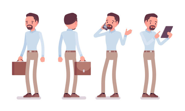 Smart casual man standing