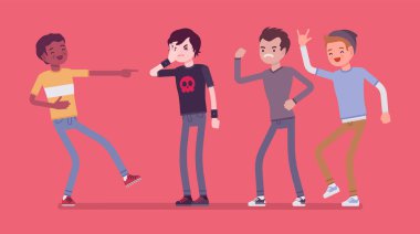 Genç çocuk zorbalık ve reaksiyon