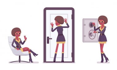 Gizli ajan siyah kadın, Bayan casus İstihbarat Servisi görev