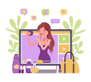 Güzellik video blogcusu