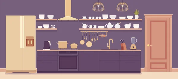 Kücheneinrichtung — Stockvektor