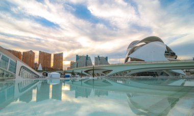 Valencia cityscape Opera evde sanat merkezi yer.