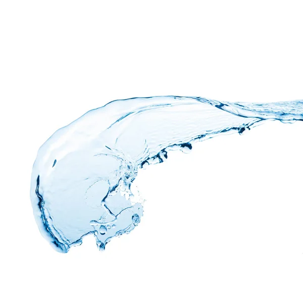Blue water splash isolated — Stock Photo, Image