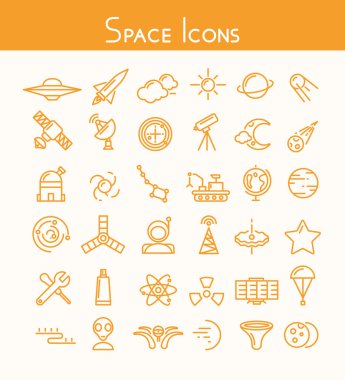 Uzay Icon set