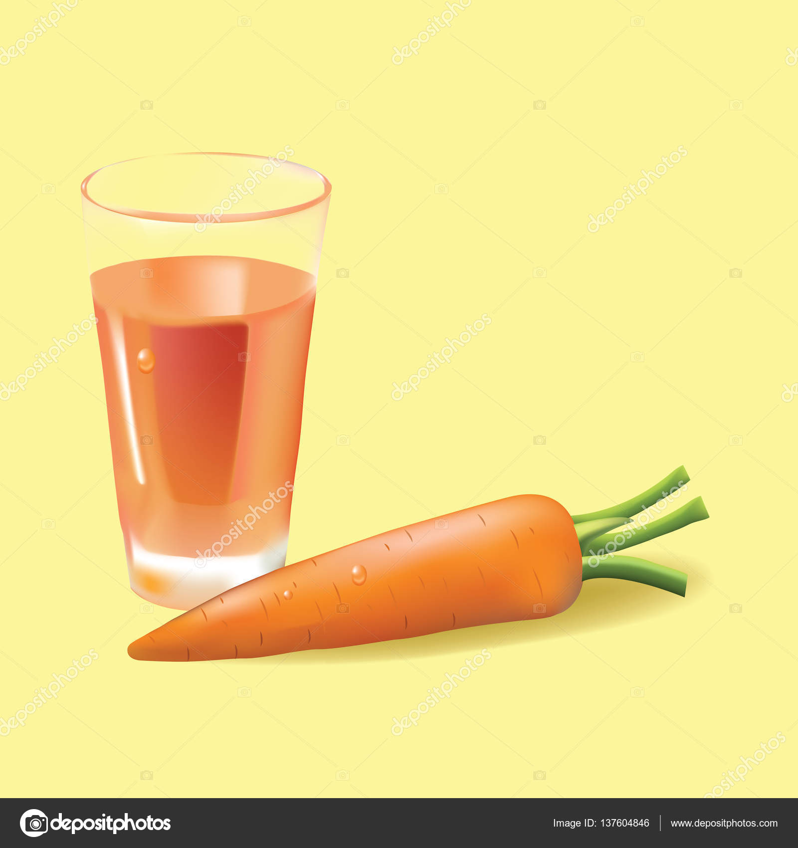 にんじんジュースのベクトル イラスト 無料のストックベクター C Ductru