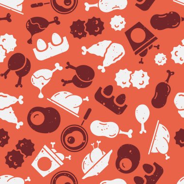 Tavuk yemekleri ile desen