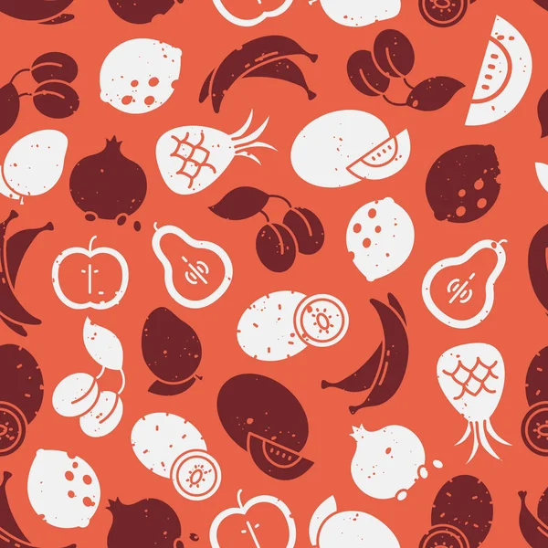 Pattern with fruits — Free Stock Photo