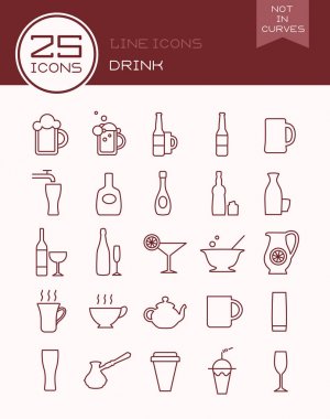 Satır simgeler içki