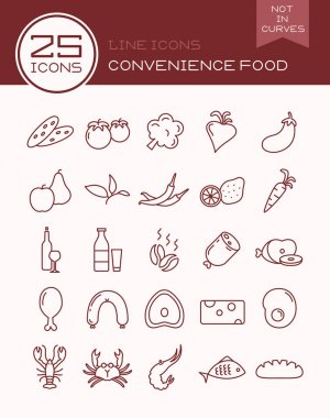 Satır simgeler Rahatlık Gıda