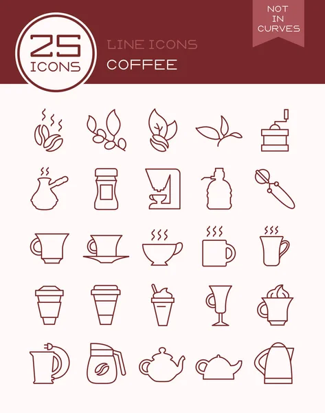 Satır simgeler kahve