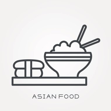 Satırı simgesi Asya gıda