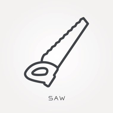 Bir satırı simgesi gördüm