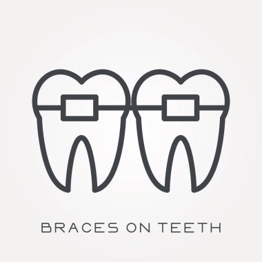 Satır simge parantez dişlerde