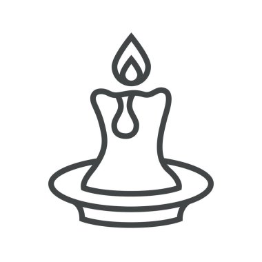 Çizgi simgesi mumu. Çizginin kalınlığını değiştirebilme yeteneğiyle..