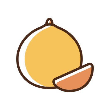 Renk simgesi turuncusu. Değiştirme yeteneği olan basit vektör illüstrasyonu.