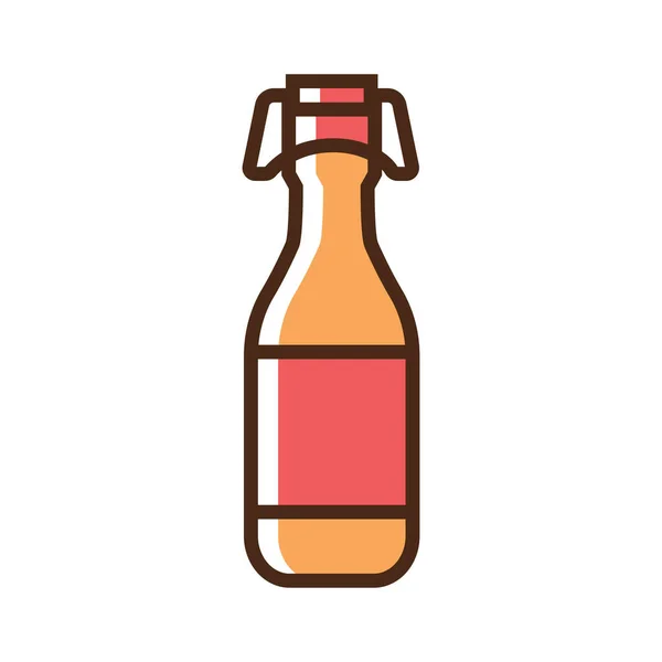 Icône couleur bière kraft — Image vectorielle