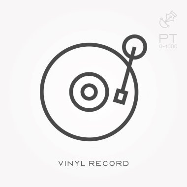 Satır simgesi plağı