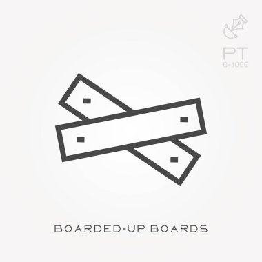 Satır simgesi tahtayla kapatıldı